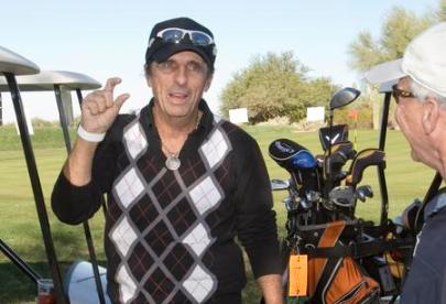 Alice Cooper trilled the crowd at Ted Purdy's charity golf tournament with his marvelous sense of humor and sharp golf game. He even donated a stylish black leather heavy metal jacket to the silent auction.
