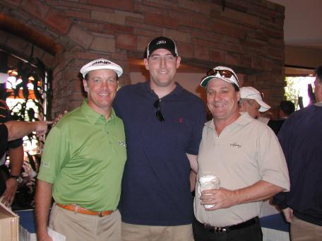 Ted Purdy, Brandon Webb and Terry Jirovsky at the 2007 Pebble Tec Charity Golf Tournament at Scottsdale's Grayhawk Golf Club.